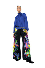 PLEAT EFFECT LOOSE-FITTING TOP