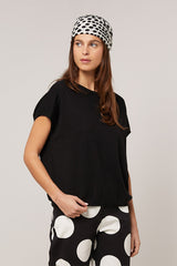 OVERSIZED SHORT-SLEEVE SWEATER