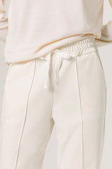 WHITE MILANO JOGGER TROUSERS
