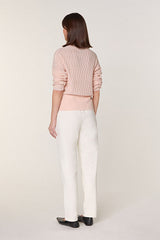 WHITE MILANO JOGGER TROUSERS