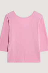CANDY PINK SHORT-SLEEVE PULLOVER