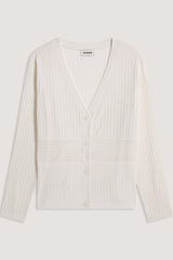ECRU OPENWORK CARDIGAN