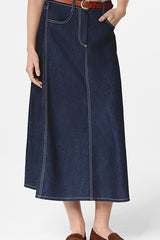 LONG DENIM SKIRT