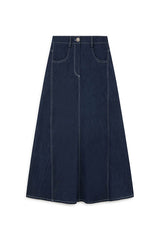 LONG DENIM SKIRT