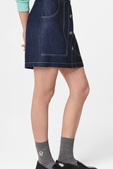 SHORT DENIM SKIRT