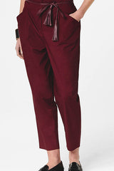 BURGUNDY RED CHINO TROUSERS