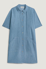 DENIM CHAMBRAY SHIRTDRESS