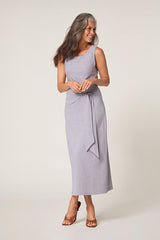 HEATHER GREY LONG TANK DRESS