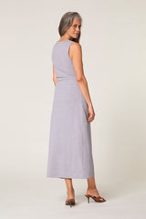 HEATHER GREY LONG TANK DRESS