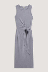 HEATHER GREY LONG TANK DRESS