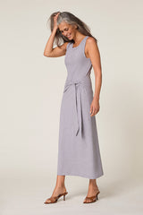 HEATHER GREY LONG TANK DRESS