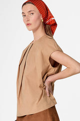 MOCHA BROWN COTTON TOP