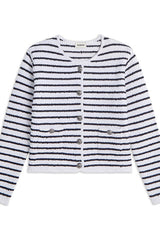 CROPPED STRIPED JACKET