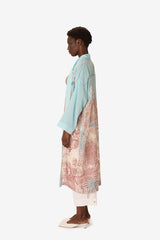 PIRANESI TURQUOISE KIMONO