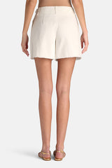 ACILE EMBROIDERED BERMUDA SHORTS