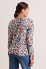 ADENITE PRINTED SWEATER