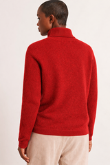 ADULITA RED TURTLENECK SWEATER