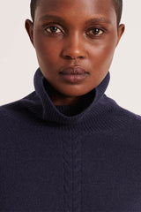 ADULITA BLUE TURTLENECK SWEATER