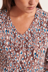 AFRICANA PRINTED SWEATER