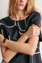 AGRAPH PRINTED TWINSET JUMPER