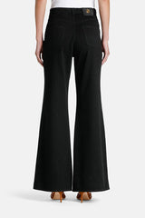 ALI BLACK FLARED TROUSERS