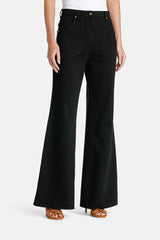 ALI BLACK FLARED TROUSERS