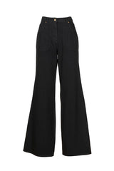 ALI BLACK FLARED TROUSERS