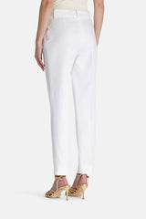 ALPINO WHITE CIGARETTE TROUSERS
