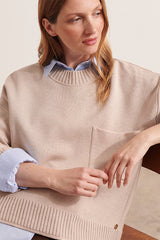 AMANDE MERINO WOOL ROUND-NECK SWEATER