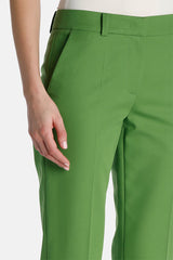 AMATORE GREEN PRESSED CREASE TROUSERS