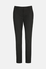 AMATORE A BLACK PRESSED CREASE TROUSERS