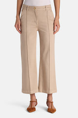 AMAZZONIA BEIGE CROPPED TROUSERS
