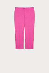 ANDREIS STRETCH COTTON SATIN TROUSERS