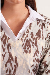 ANIMALIA PRINTED SWEATER