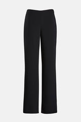 ANIS J BLACK FLOWING TROUSERS