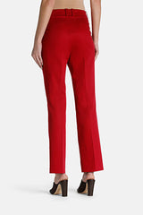 ANTOLOGIA RED STRAIGHT TROUSERS