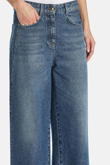 APPRETTO BLUE WIDE-LEG JEANS