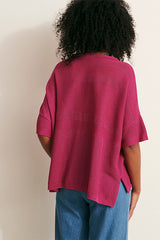 APYACTUA LOOSE MESH SWEATER