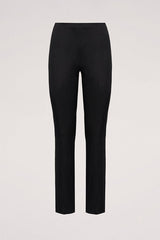 AQUIL I BLACK STRETCH SHANTUNG TROUSERS