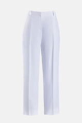 ARALE WHITE LINEN TROUSERS