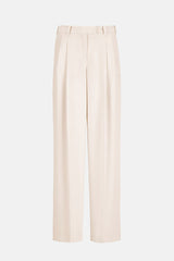 ARCHIMEDE CREAM WIDE-LEG TROUSERS