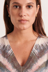 ARTISTIQUE TIE-DYE KNIT SWEATER