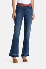 ASSENZA EMBOIDERED JEANS