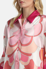 BALDANZA FUSCHIA SILK SATIN SHIRT