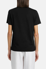 BAVETTE BLACK LS EMBROIDERED T-SHIRT