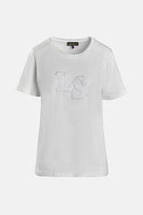 BAVETTE OFF WHITE EMBROIDERED T-SHIRT