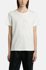 BAVETTE OFF WHITE EMBROIDERED T-SHIRT