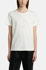 BAVETTE OFF WHITE EMBROIDERED T-SHIRT