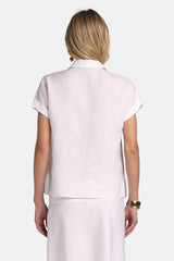 BIGHE WHITE GOLD BUTTONS BLOUSE