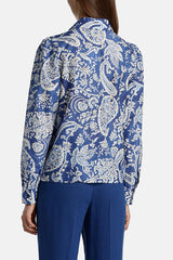 BONIFICO BLUE PAISLEY SHIRT